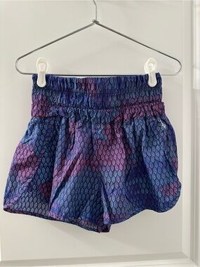 Free People Movement "The Way Home" Shorts | Blue Purple Colorway | M